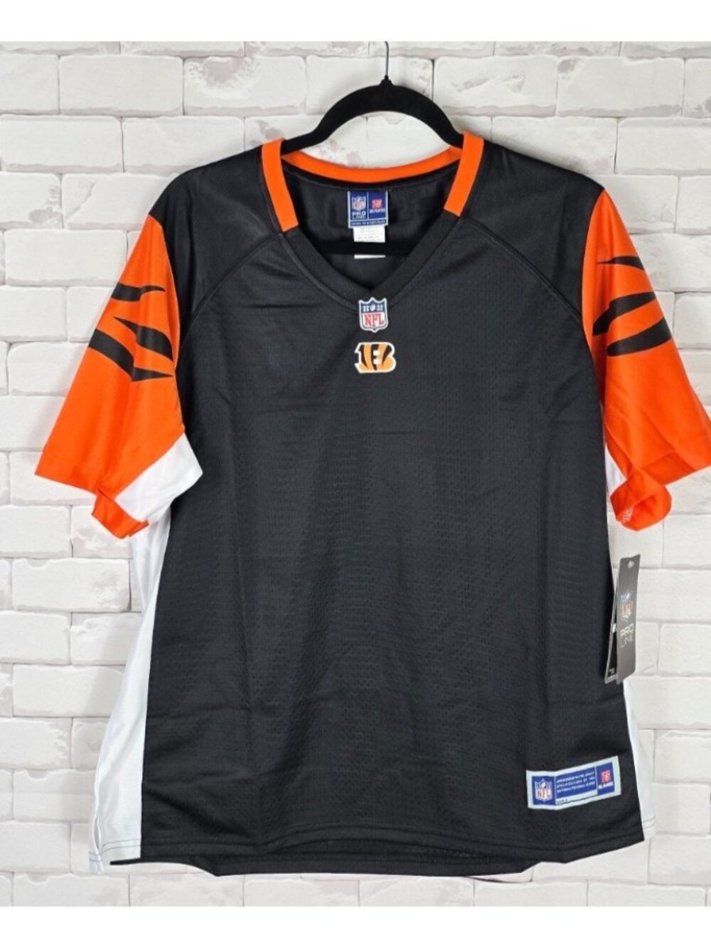 Cincinnati Bengals - Women's NFL Pro Line Blank Football Jersey NEW NWT Large - Picture 1 of 4